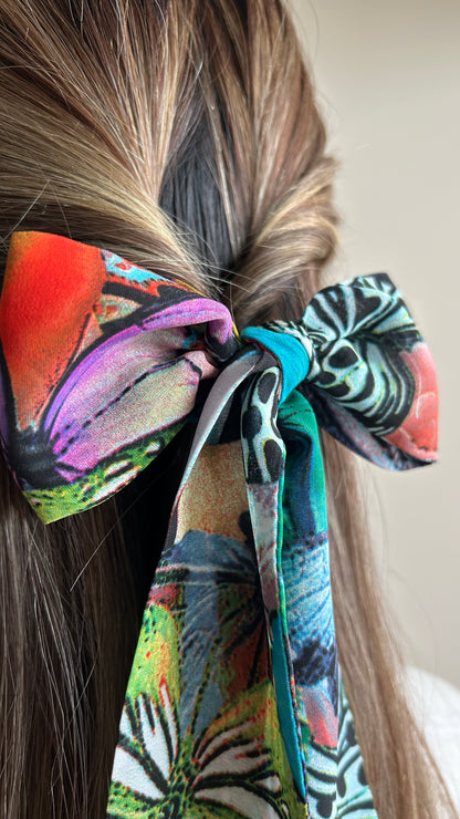 Bold Butterfly Skinny Scarf